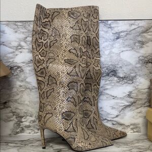 Snakeskin Pattern Women's Boots
